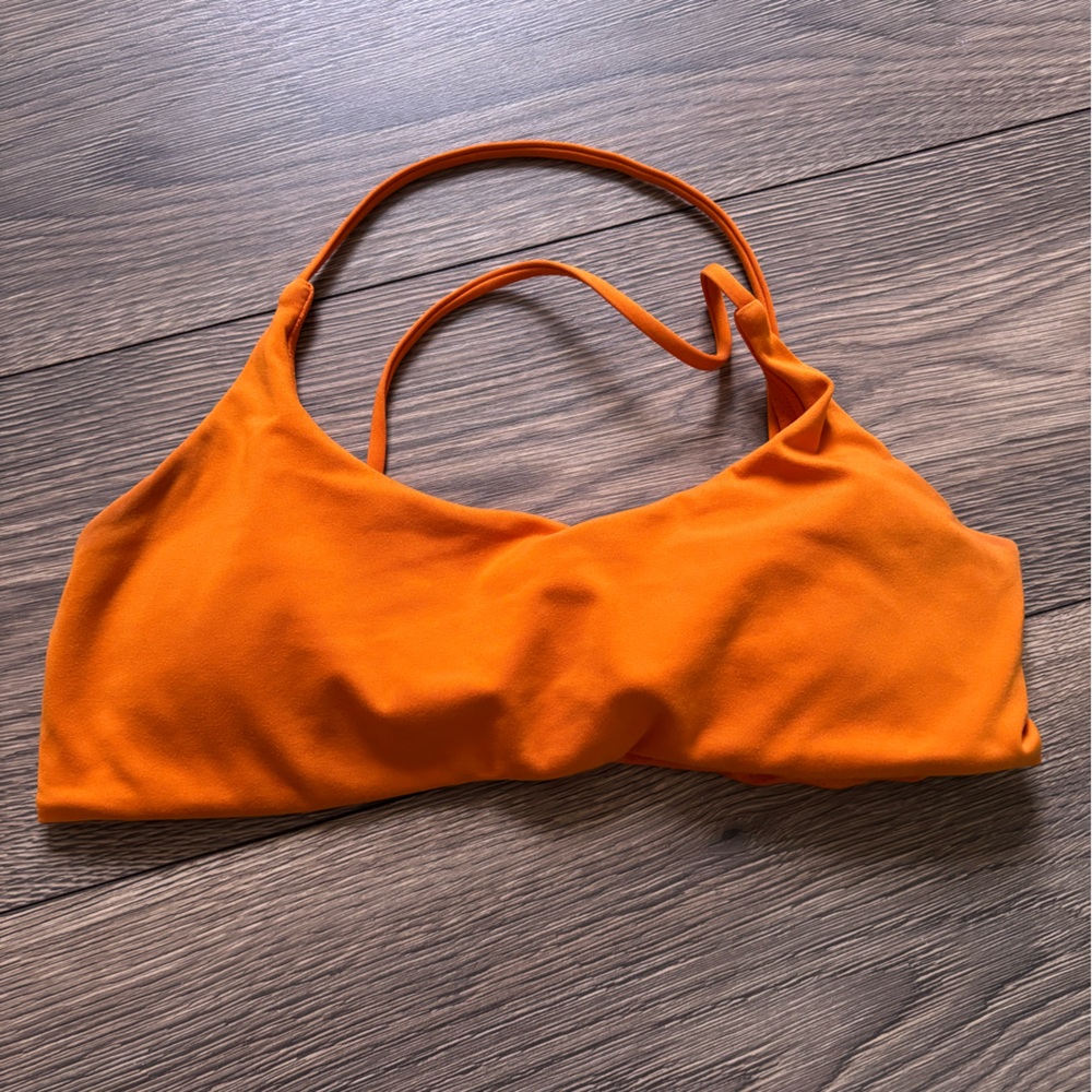 Crop Shop Boutique Orange Sports Bra